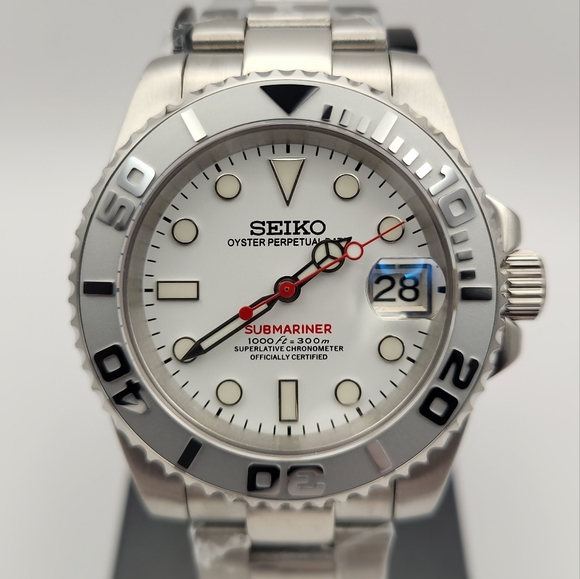 New Custom SeikoMod 40mm Automatic Dive Watch - Picture 1 of 7